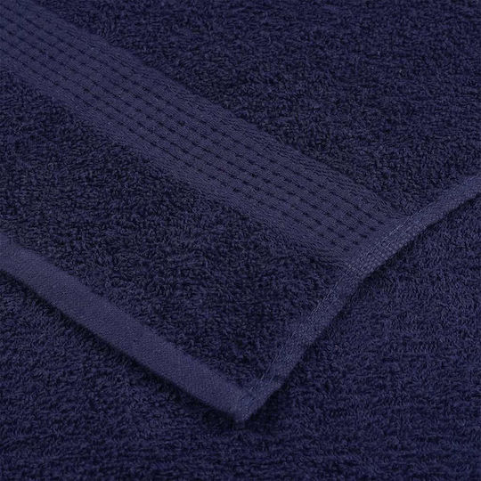 vidaXL Badehandtuch 80x200cm Blau 2Stücke Gewicht 360gr/m²