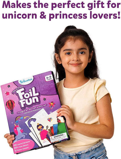 Skillmatics Paper Cutting Foil Fun Unicorns and Princesses for Children 4+ years old Years