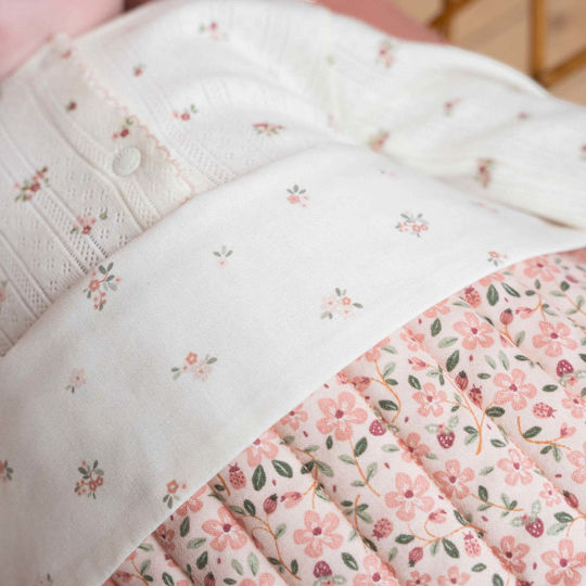 Little Dutch Baby Sheet Cradle Cotton White 100x70cm