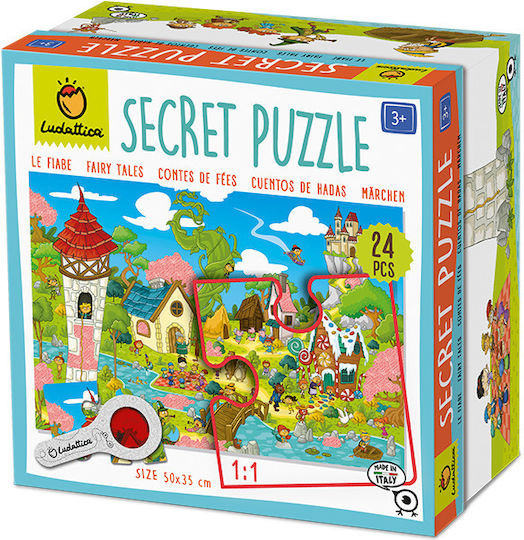 Kinderpuzzle Fairy Tales für 3+ Jahre alt+ Jahre 24pcs Ludattica