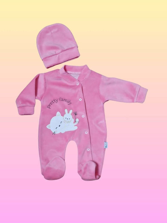 Annora Baby Подредба Суитшърти Розови