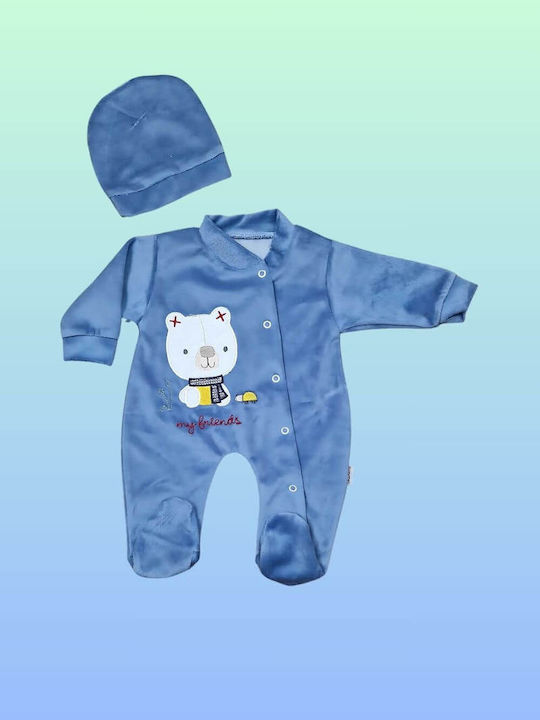 Annora Baby Суитшърти Синьо Рафт