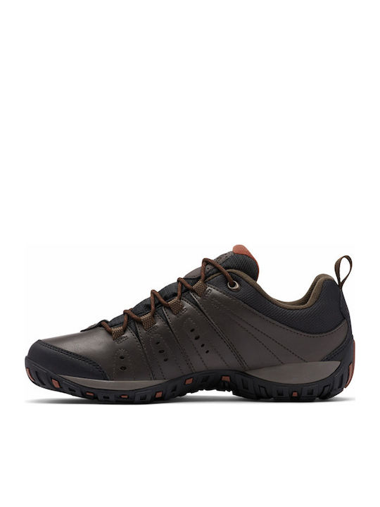 Columbia Woodburn II Men's Waterproof Brown Hiking Shoes