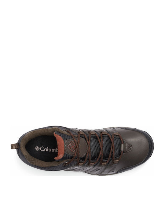 Columbia Woodburn II Men's Waterproof Brown Hiking Shoes