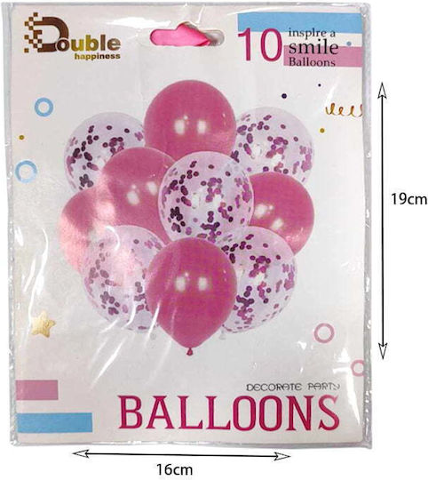 Double Happiness Balloons 10pcs Inspire A Smile Balloons 10pcs