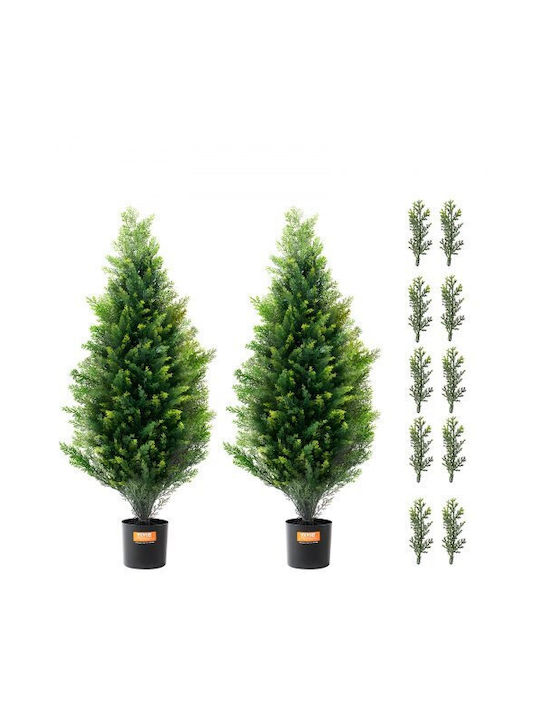 cu lumină LED Decorațiune de Crăciun Braduleț Verde 2buc