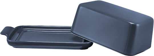 Maxwell Williams Δοχείο Βούτυρο 21x 12.5x 9cm Slate Blue Indulgence Πορσελάνη Συσκευασία Δώρου