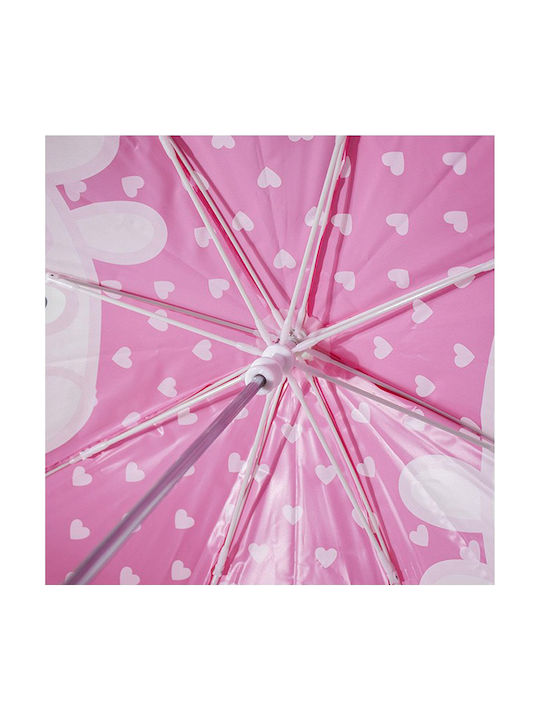 Cerda Kids Umbrella Curved Handle Peppa Pig Fuchsia with Diameter 71cm