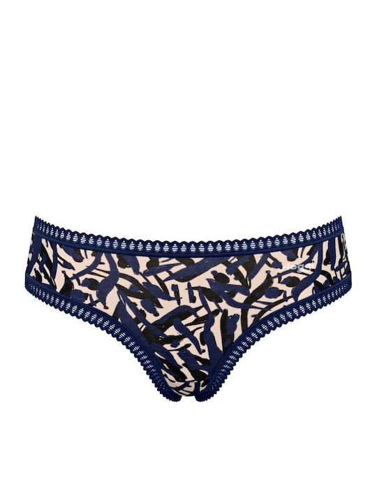 Woman Go Βαμβακερά Women's Slip 3Pack with Lace Multicolour