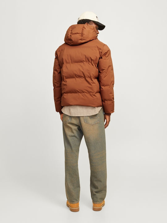 Jack & Jones Geacă Puffer Mocha Bisque Maro