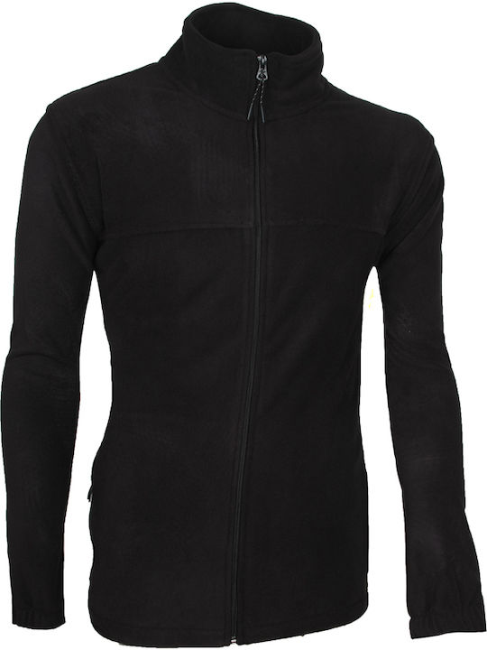 Herren Fleecejacke Schwarz