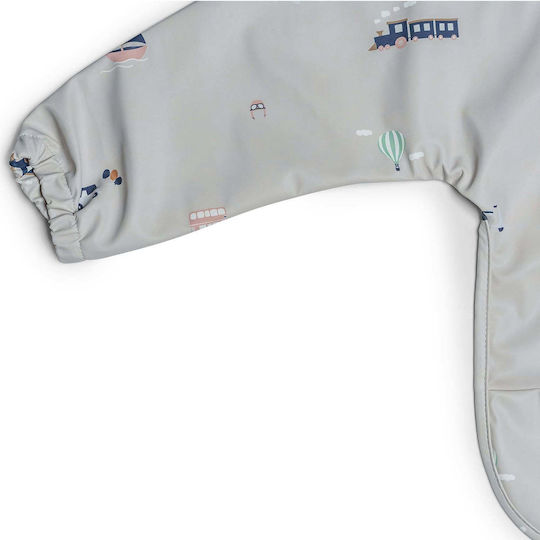 Citron Salopetă material textil cu autocolant, Buzunar & Mâneci Gri