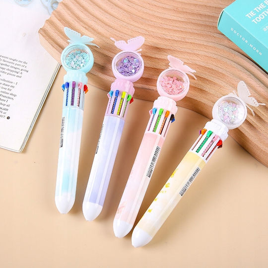 Children's Length Kit Glitter 10in1 Colors Multi-colors 4 Pieces