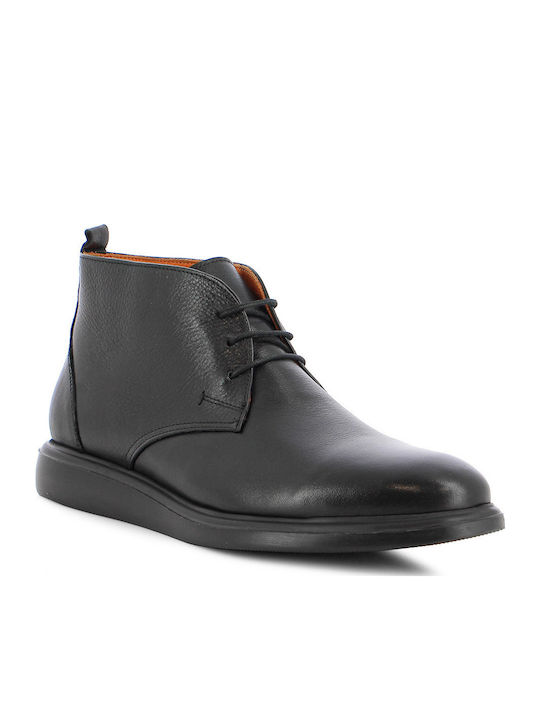 Leder Herrenstiefel Schwarz