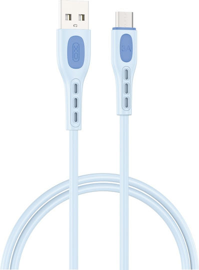 XO Nb280 1m Regular USB 2.0 to micro USB Cable Blue (16.005.0346)