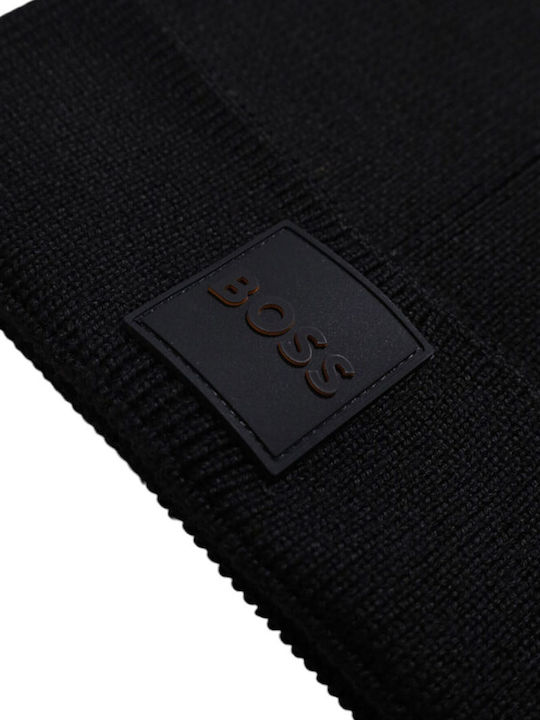 Foxxy Beanie Beanie Knitted in Black color