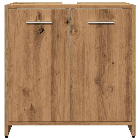 vidaXL Cabinet Countertop without Sink L60xW33xH60cm Coffee