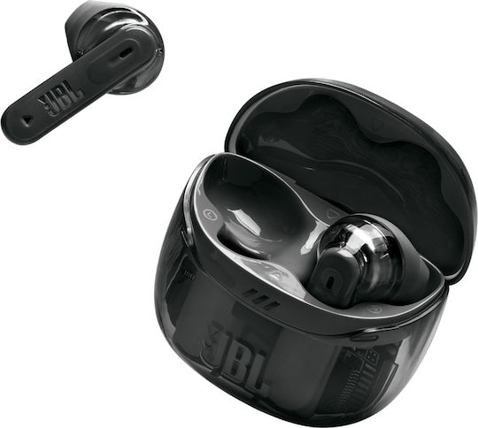 JBL Tune Flex 2 Earbud Bluetooth Handsfree Earphones with Sweat Resistance and Charging Case Ghost Edition Black