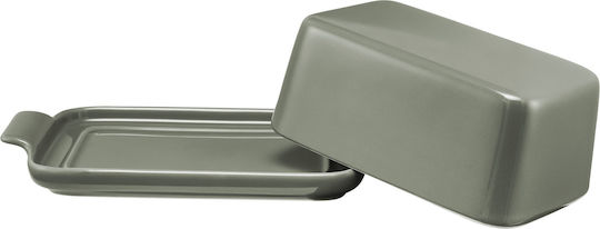 Maxwell Williams Butter Dish 21x 12.5x 9cm Sage Indulgence Porcelain Gift Packaging