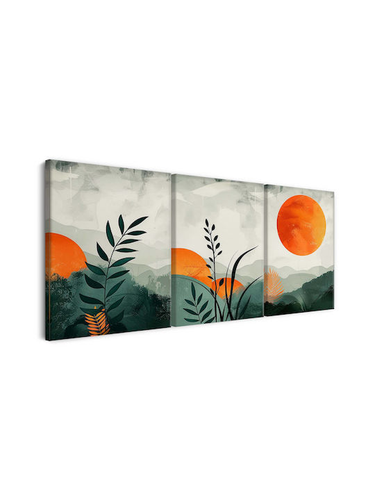 Decowalls Triplu Tablou pe Pânză 60x120cm