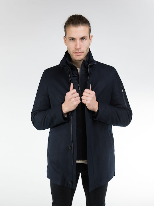 Alter eGo Men's Half Coat Blue