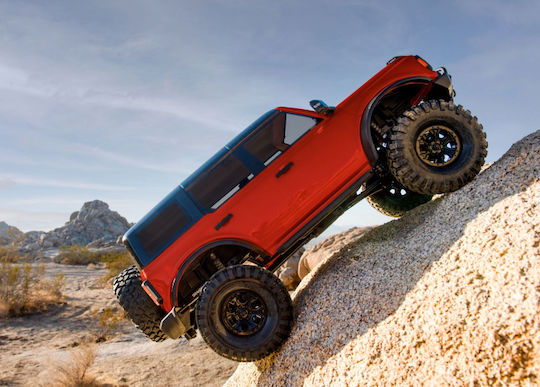 Traxxas Ford Bronco Mașină Teleghidată Crawler Roșie