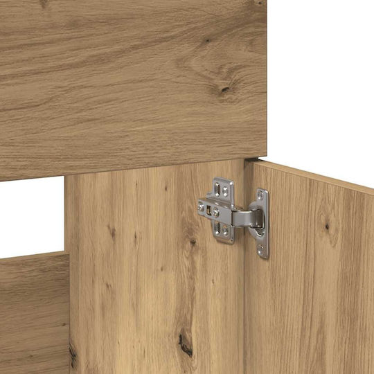 vidaXL Bathroom Cabinet L90xW38.5xH46cm Oak