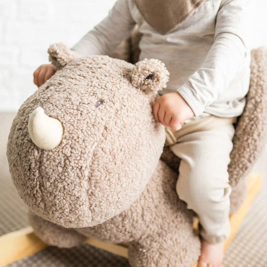 Nattou Ρινοκεράκι Teddy Κουνιστό Παιχνίδι Αρκουδάκι για 10+ μηνών Γκρι