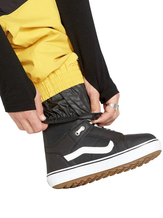 Volcom Longo Gore-tex G1352506-DKY Pantaloni de schi și snowboard pentru bărbați Ski & Snowboard Galben