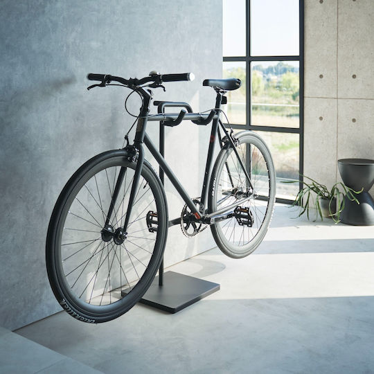 Yamazaki Floor Bicycle Stand Metal Black Tower 38x33x94