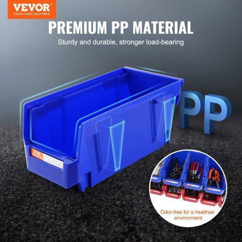 Vevor Plastic Tool Bin Organiser W11xD5xH5cm