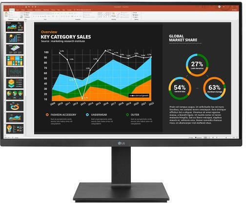 LG 27BQ75QC-B IPS HDR Monitor 27" QHD 2560x1440 with Response Time 5ms GTG