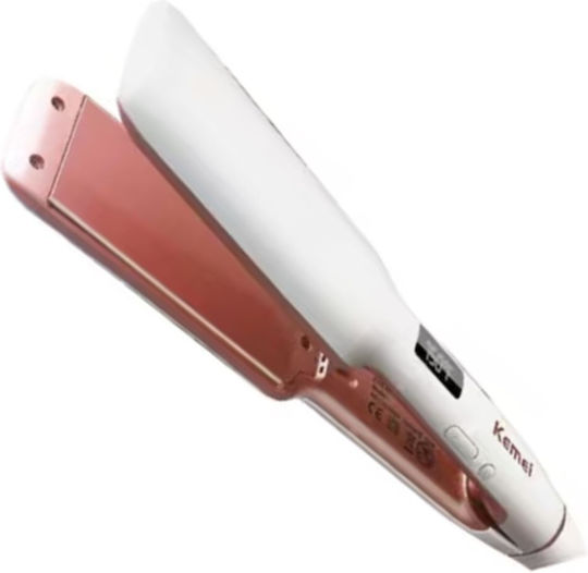 Kemei KM-1037 Hair Straightener with Ceramic Plates 30W