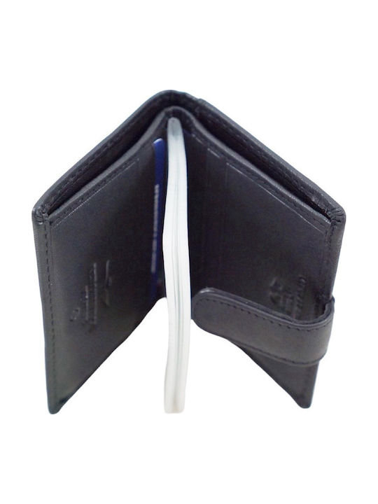 Δερμάτινο Ανδρικό Πορτοφόλι με RFID Μαύρο