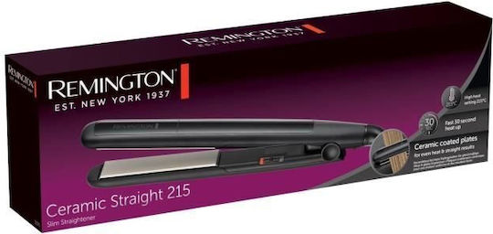 Remington Straight 215 Slim S1370 Πρέσα Μαλλιών με Κεραμικές Πλάκες 44W