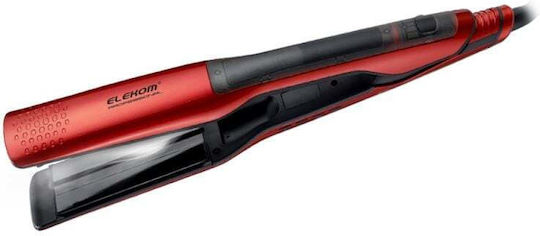 Elekom ΕΚ-1919 ELEKOM Hair Straightener with Steam and Ceramic Plates 65W