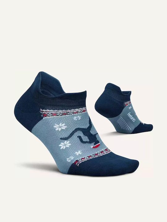 Feetures Light Cushion Tab Șosete sportive Albastre