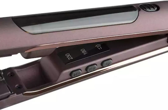 Labor Pro Plum Vapor 8735115 Hair Straightener with Steam and Ceramic Plates 25mm