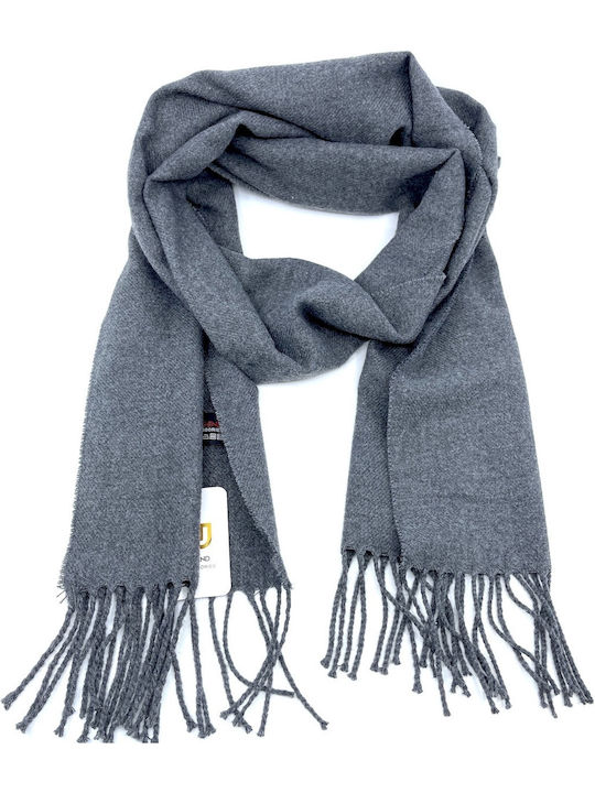 Men's Cashmere Scarf Gray