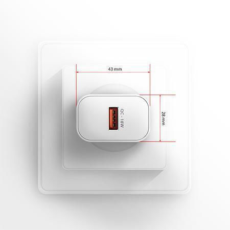 Axagon Charger Without Cable 18W Quick Charge 3.0 Whites