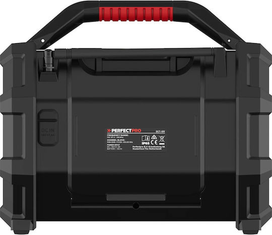 PerfectPro OCT-18V Tragbares Radio DAB+ mit Bluetooth Schwarz