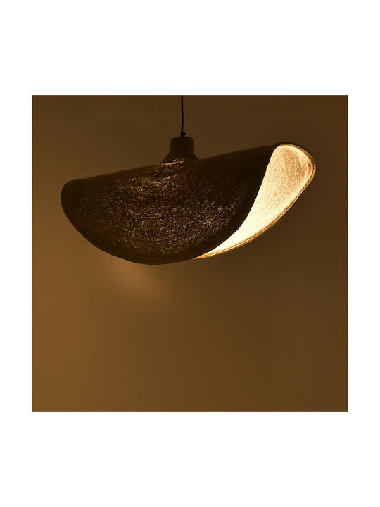 Pakketo Pendant Light Brown 90x90x18cm