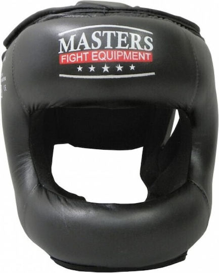 Sport Masters KSS5A Κάσκα Πυγμαχίας Ενηλίκων Κλείστού Τύπου από Συνθετικό Δέρμα Μαύρη