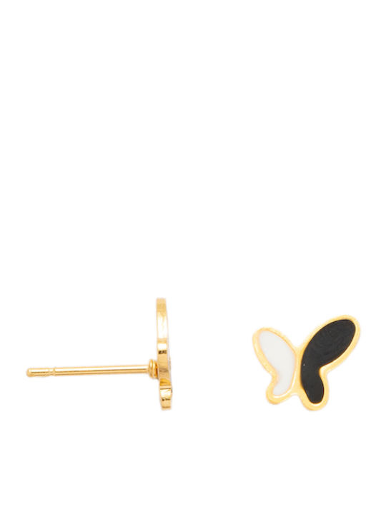 Butterfly Earrings Gold Gold One Size 16475