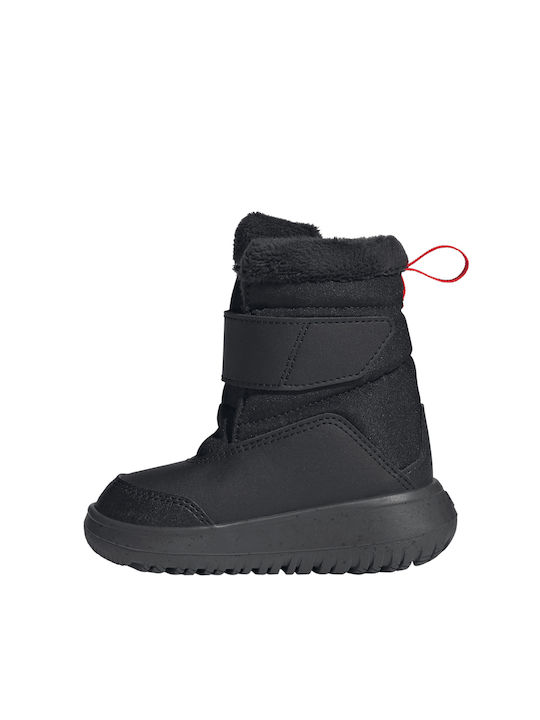 adidas Winterplay I Kids Boots with Velcro Black