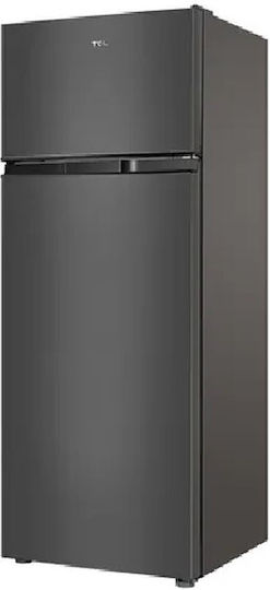 TCL Kühlschrank mit Doppeltür 207Es H144xB54.5xT55cm. Gray RF207TSE1