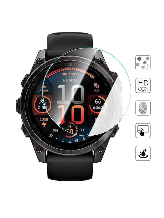 Gehärtetes Glas für das Garmin Fenix 8 47 mm 1Stück