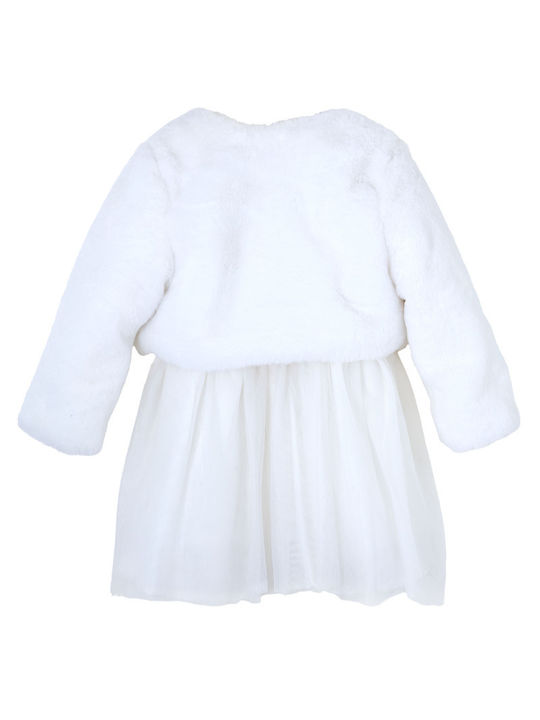 Babylon Children's Dress with Sequins ecru