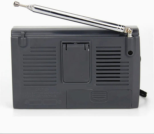 KK9803 Mini Radio Battery Silver