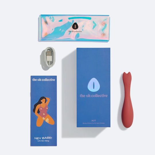 The Oh Collective Kit Клитор Вибратор 14см Корал